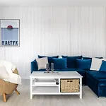 公寓 Blue Marina - Okrzei Residence - By Lion Apartments 索波特