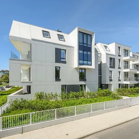公寓 Blue Marina - Okrzei Residence - By Lion Apartments *