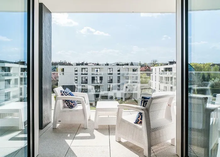 Blue Marina - Premium Na Luskusowym Zamknietym Osiedlu Okrzei By Lion Apartamento